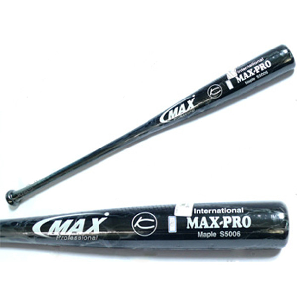 MAX 맥스 5000 나무배트 / 메이플 검정 / 단풍나무 야구배트 야구매니아