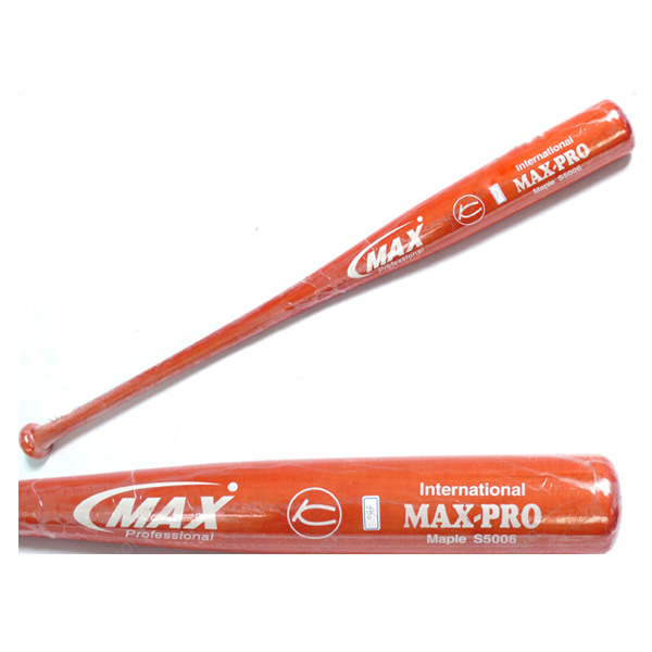 MAX 맥스 5000 나무배트 / 메이플 올오렌지 / 단풍나무 야구배트 야구매니아